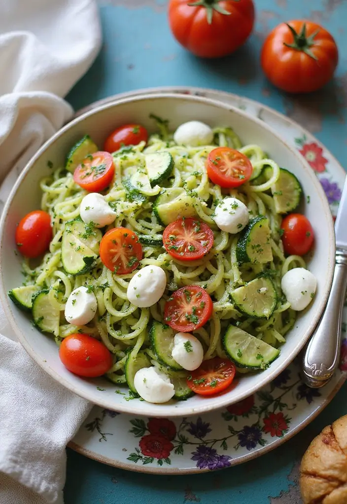 25 Pasta Salad Recipes That Are 100% Gluten Free and Flavorful 25 25 Pasta Salad Recipes That Are 100% Gluten Free and Flavorful - 5. Italian Zucchini Noodle Salad