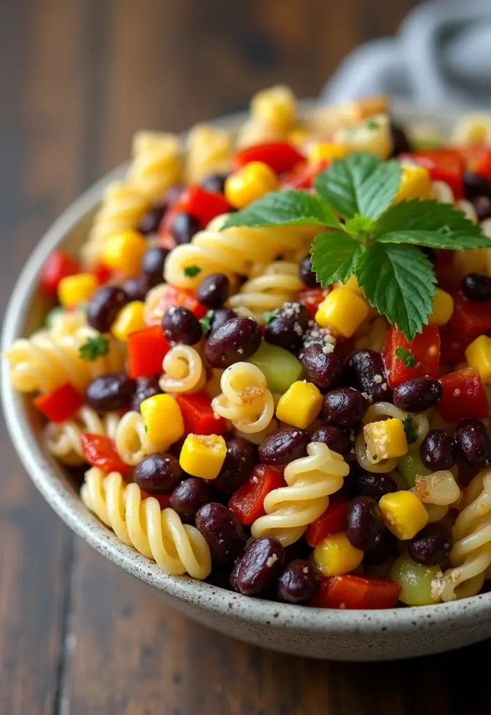 25 Pasta Salad Recipes That Are 100% Gluten Free and Flavorful 28 25 Pasta Salad Recipes That Are 100% Gluten Free and Flavorful - 6. Southwest Black Bean Pasta Salad