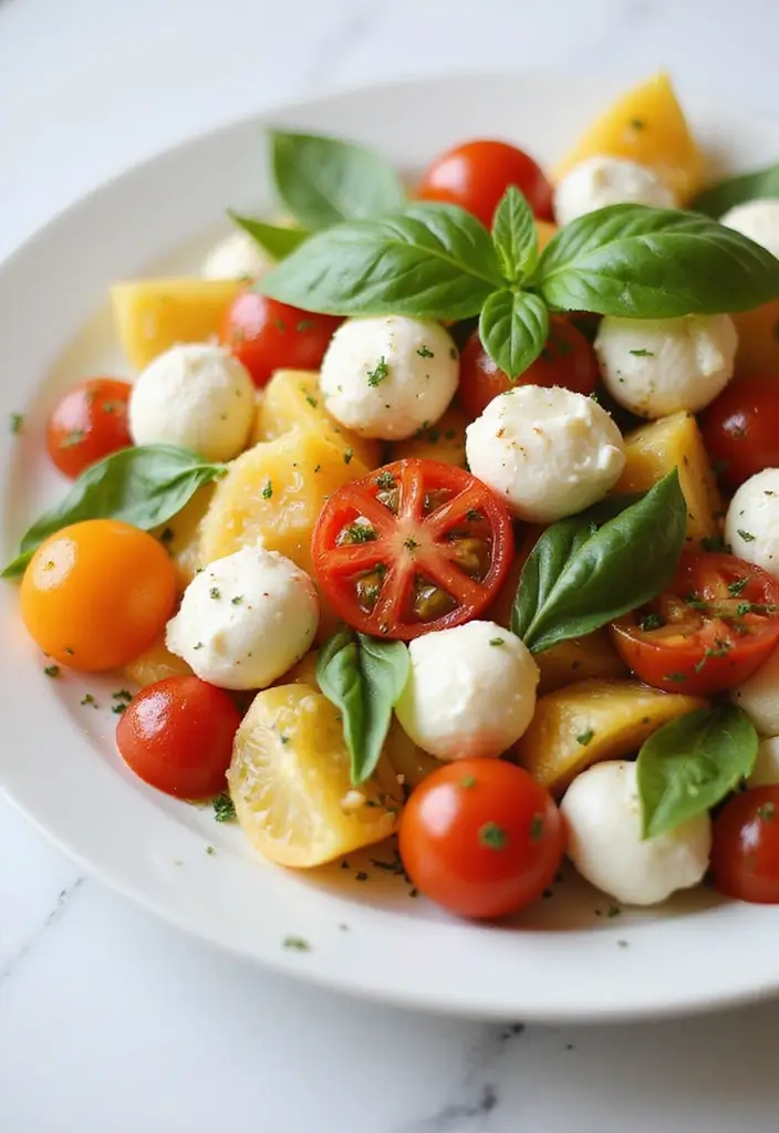 25 Pasta Salad Recipes That Are 100% Gluten Free and Flavorful 35 25 Pasta Salad Recipes That Are 100% Gluten Free and Flavorful - 7. Caprese Pasta Salad