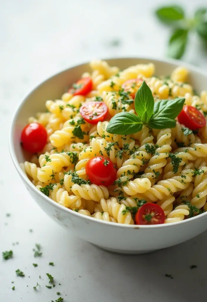 25 Pasta Salad Recipes That Are 100% Gluten Free and Flavorful 42 25 Pasta Salad Recipes That Are 100% Gluten Free and Flavorful - 8. Lemon Herb Cold Pasta Salad
