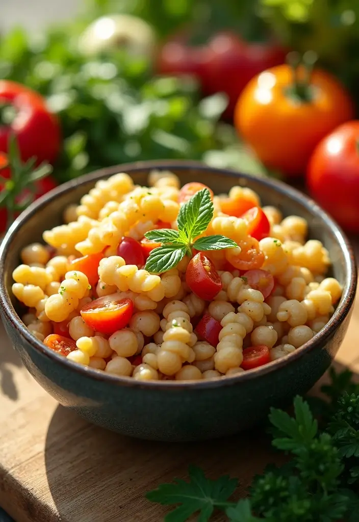 25 Pasta Salad Recipes for BBQ That Steal the Show 82 25 Pasta Salad Recipes for BBQ That Steal the Show - 16. Chickpea Pasta Salad