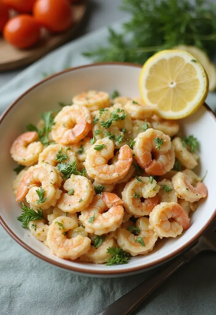 25 Pasta Salad Recipes for BBQ That Steal the Show 99 25 Pasta Salad Recipes for BBQ That Steal the Show - 19. Shrimp Pasta Salad with Lemon and Dill
