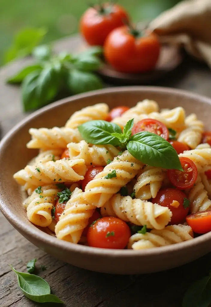 25 Pasta Salad Recipes for BBQ That Steal the Show 35 25 Pasta Salad Recipes for BBQ That Steal the Show - 7. Caprese Pasta Salad