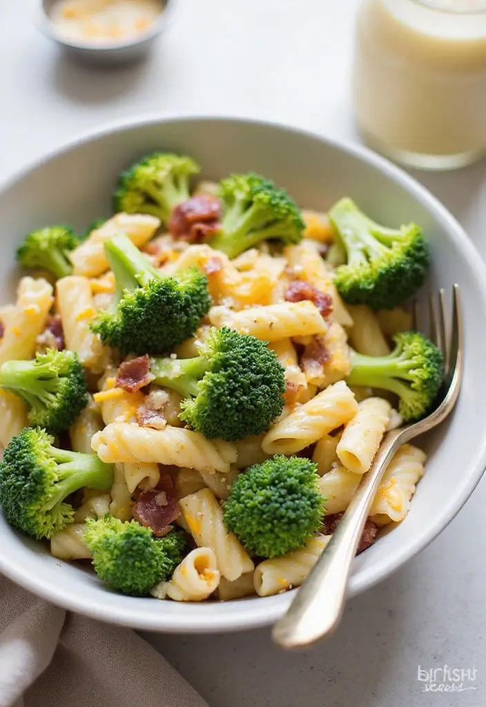 25 Pasta Salad Recipes with Bacon Ranch for Creamy Perfection 59 25 Pasta Salad Recipes with Bacon Ranch for Creamy Perfection - 11. Bacon Ranch Broccoli Pasta Salad