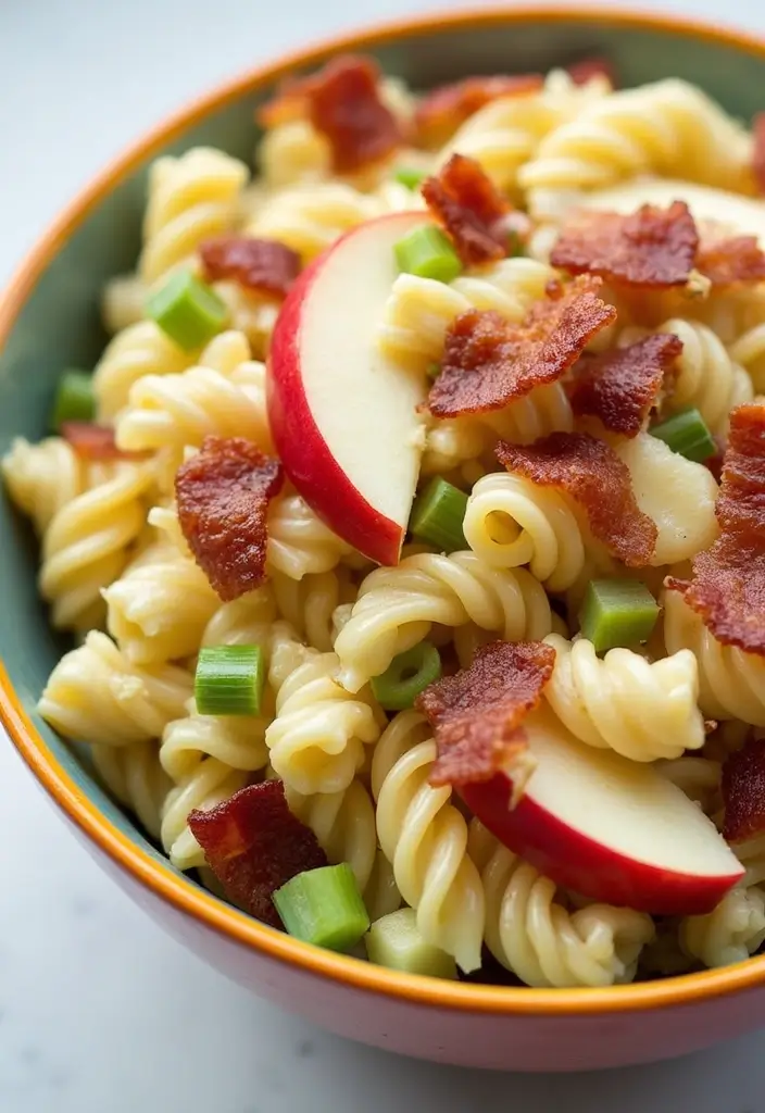 25 Pasta Salad Recipes with Bacon Ranch for Creamy Perfection 81 25 Pasta Salad Recipes with Bacon Ranch for Creamy Perfection - 15. Bacon Ranch Pasta Salad with Apples