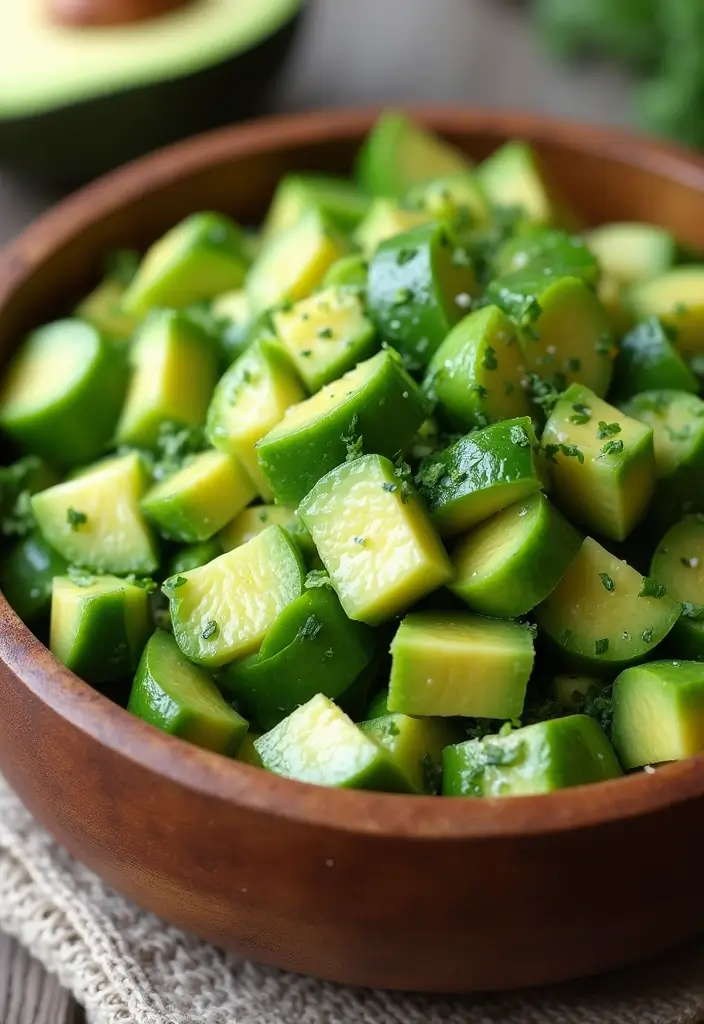 25 Raw Vegetable Salad Recipes That Are Crunchy and Healthy 1 25 Raw Vegetable Salad Recipes That Are Crunchy and Healthy - 1. Zesty Cucumber and Avocado Salad