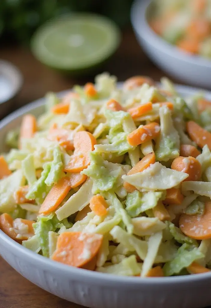 25 Raw Vegetable Salad Recipes That Are Crunchy and Healthy 50 25 Raw Vegetable Salad Recipes That Are Crunchy and Healthy - 10. Classic Coleslaw