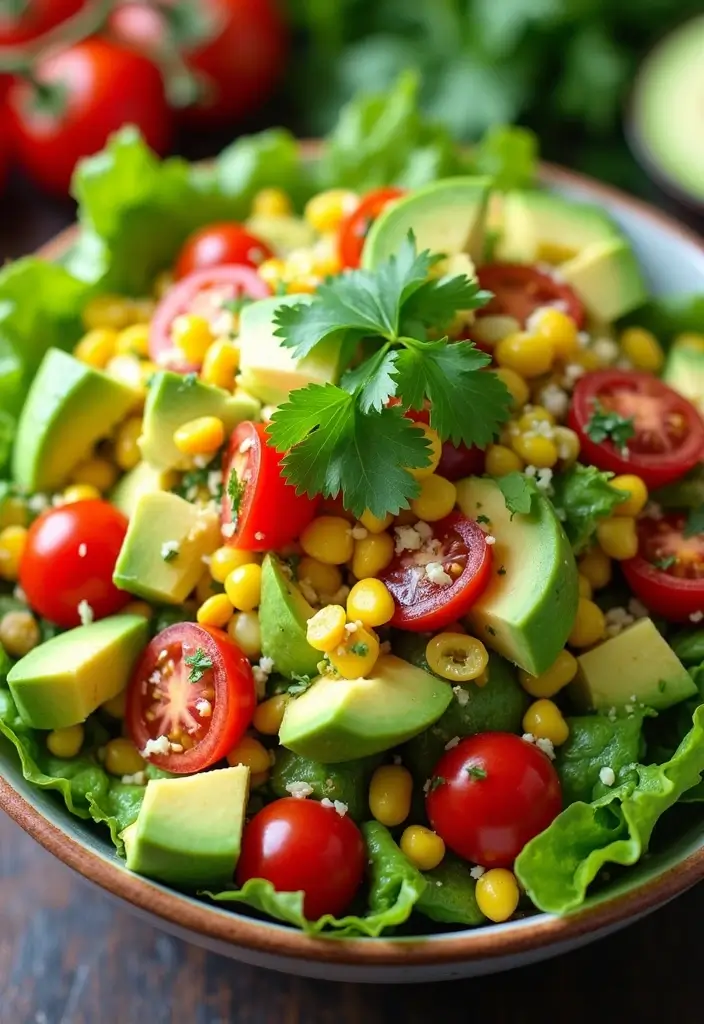 25 Raw Vegetable Salad Recipes That Are Crunchy and Healthy 60 25 Raw Vegetable Salad Recipes That Are Crunchy and Healthy - 12. Raw Vegetable Taco Salad