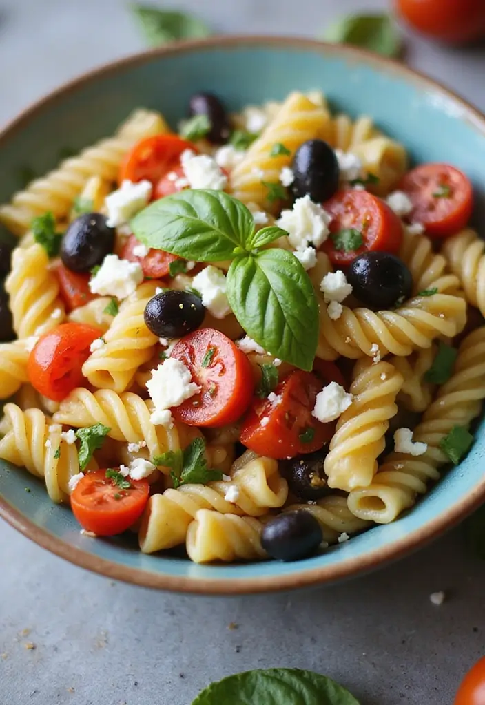 25 Salad Lunch Meal Prep Recipes for a Fresh Work Week 66 25 Salad Lunch Meal Prep Recipes for a Fresh Work Week - 14. Mediterranean Pasta Salad