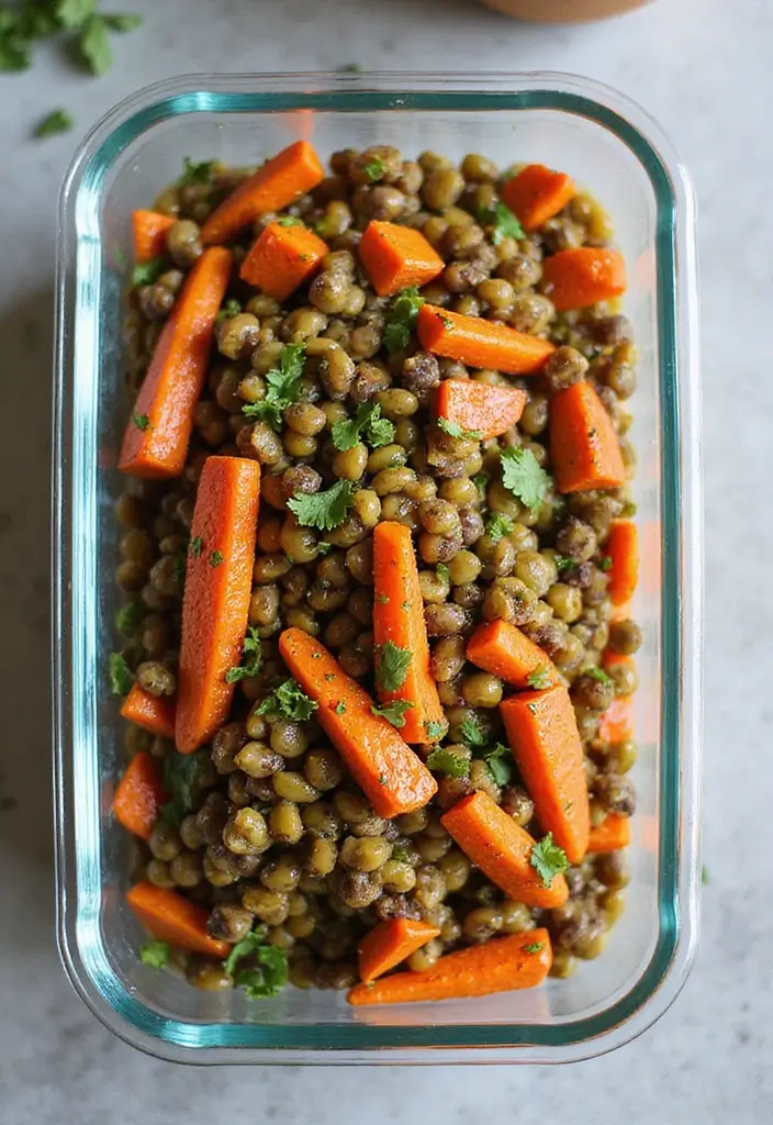 25 Salad Lunch Meal Prep Recipes for a Fresh Work Week 99 25 Salad Lunch Meal Prep Recipes for a Fresh Work Week - 21. Lentil and Roasted Carrot Salad