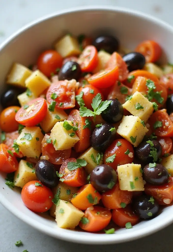 25 Salad Lunch Meal Prep Recipes for a Fresh Work Week 121 25 Salad Lunch Meal Prep Recipes for a Fresh Work Week - 25. Chopped Mediterranean Salad