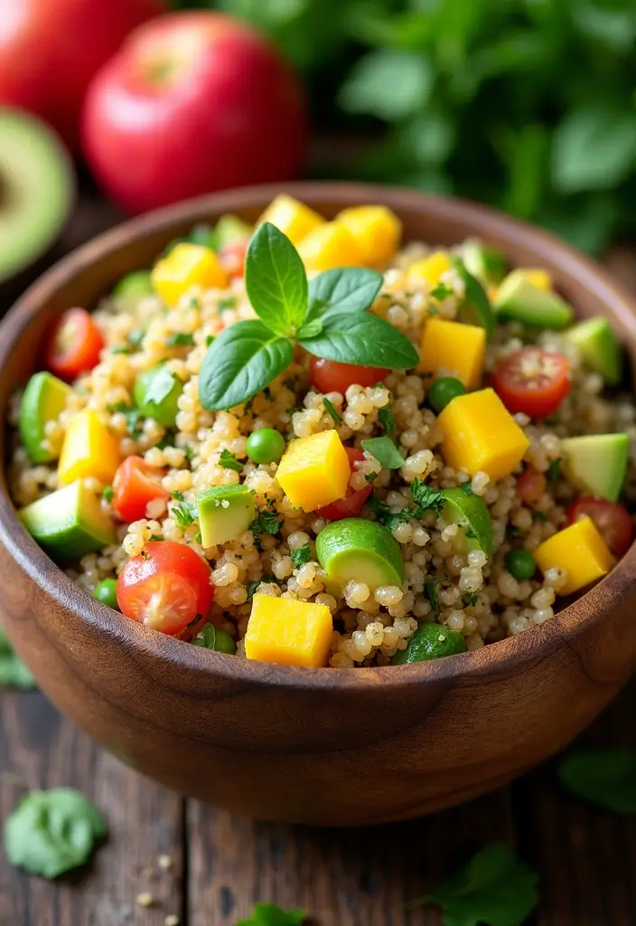 25 Salad Recipes for Dinner Party That Impress Every Guest 6 25 Salad Recipes for Dinner Party That Impress Every Guest - 2. Quinoa Salad with Avocado and Mango