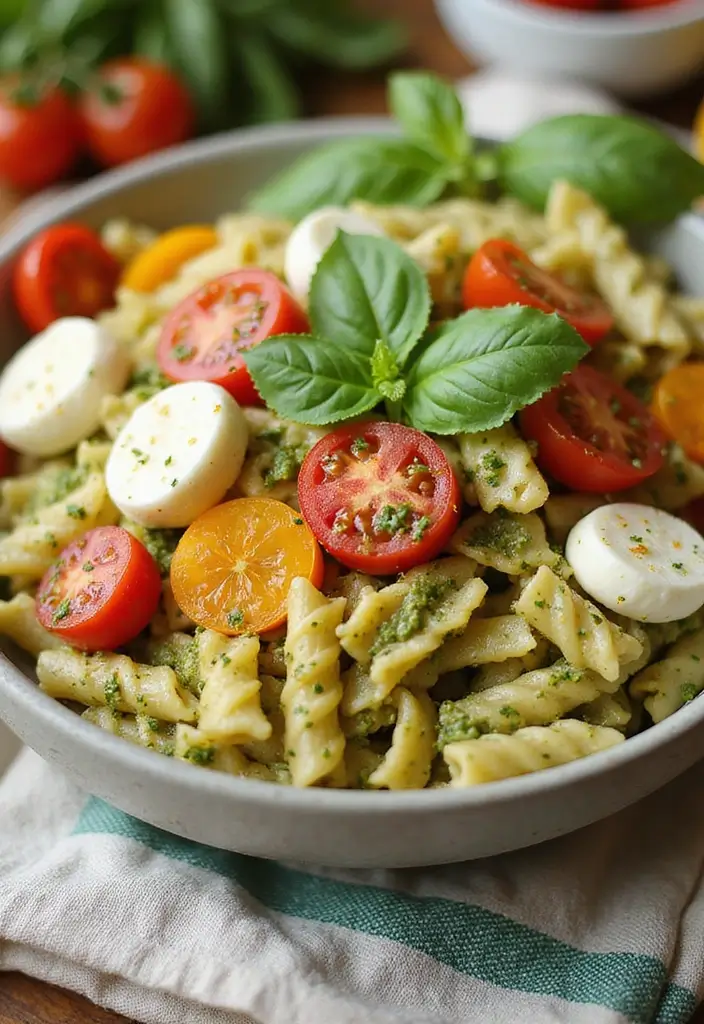 25 Salad and Go Copycat Recipes That Taste Just Like the Real Thing - 11. Pesto Pasta Salad