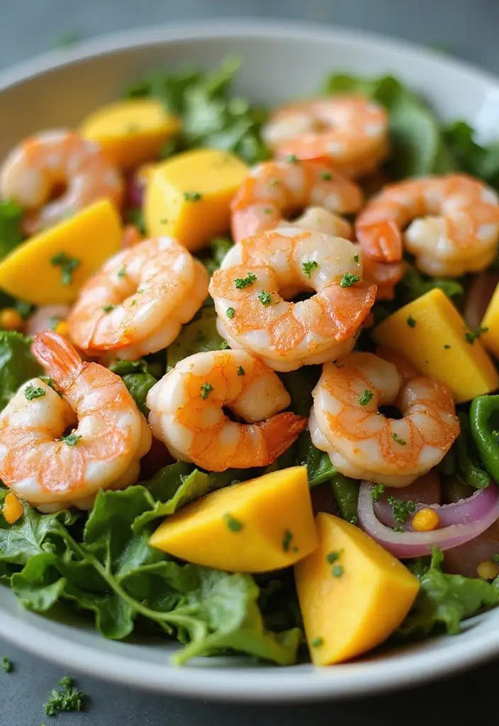 25 Salad and Go Copycat Recipes That Taste Just Like the Real Thing - 14. Shrimp and Mango Salad