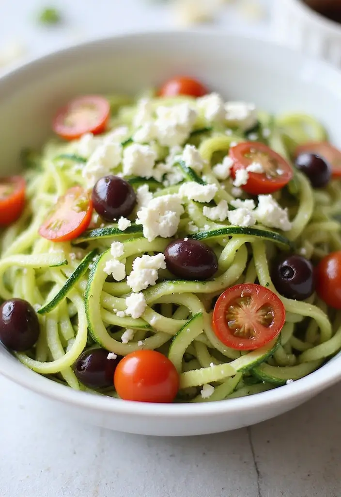 25 Salad and Go Copycat Recipes That Taste Just Like the Real Thing - 18. Zucchini Noodle Salad