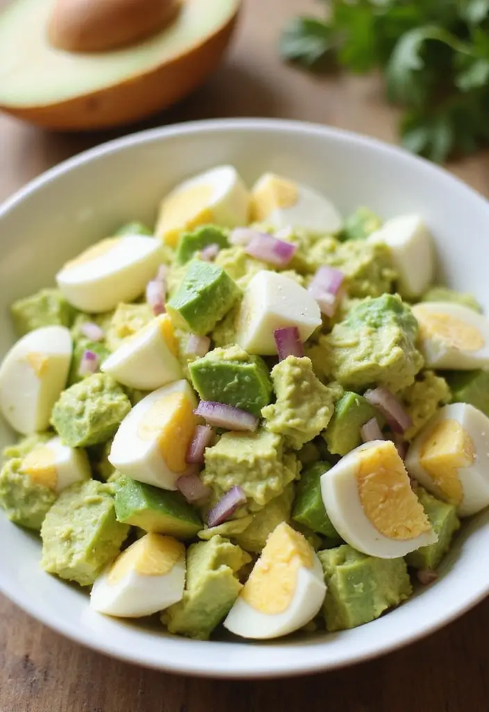 25 Salad and Go Copycat Recipes That Taste Just Like the Real Thing - 21. Egg Salad with Avocado