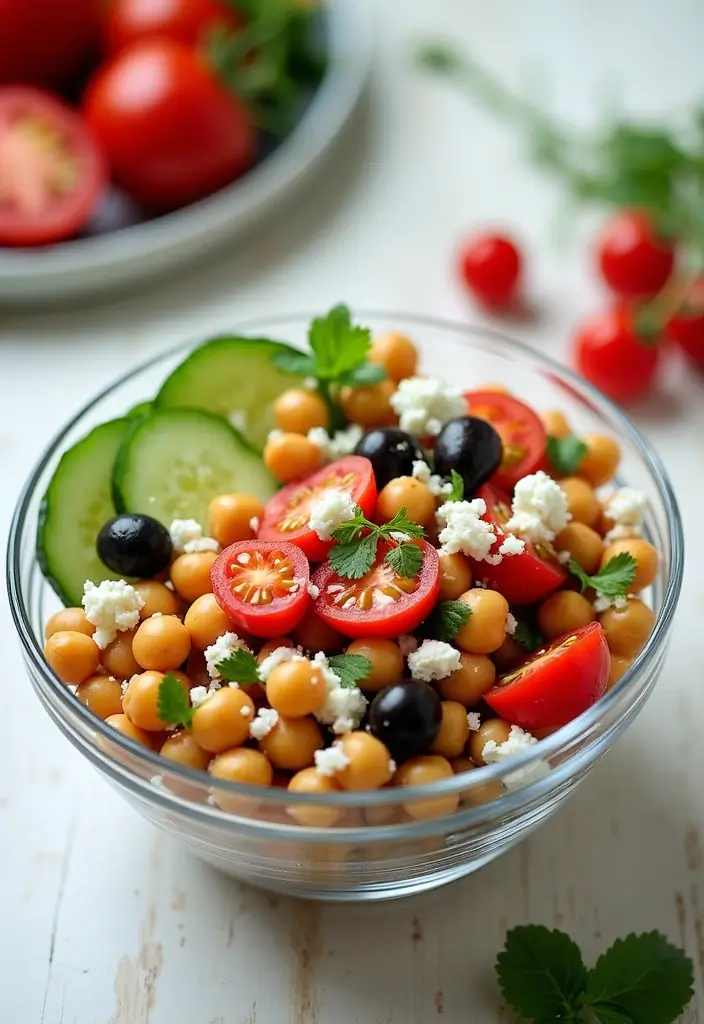 25 Salad and Go Copycat Recipes That Taste Just Like the Real Thing - 3. Mediterranean Chickpea Salad