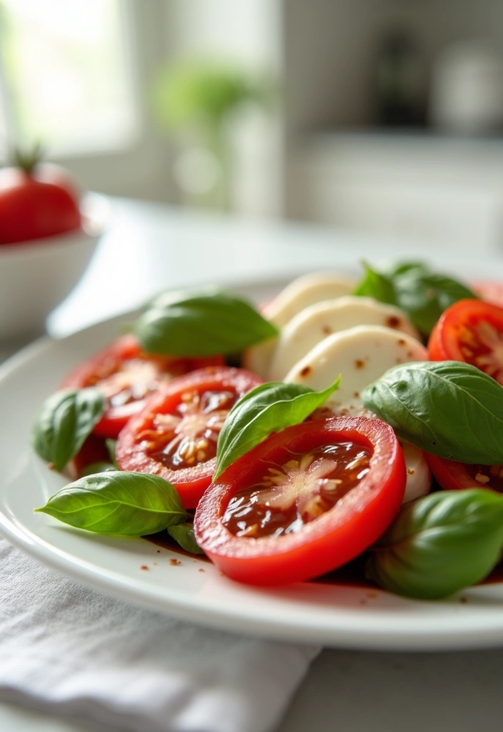 25 Salad and Go Copycat Recipes That Taste Just Like the Real Thing - 7. Caprese Salad with Balsamic Reduction