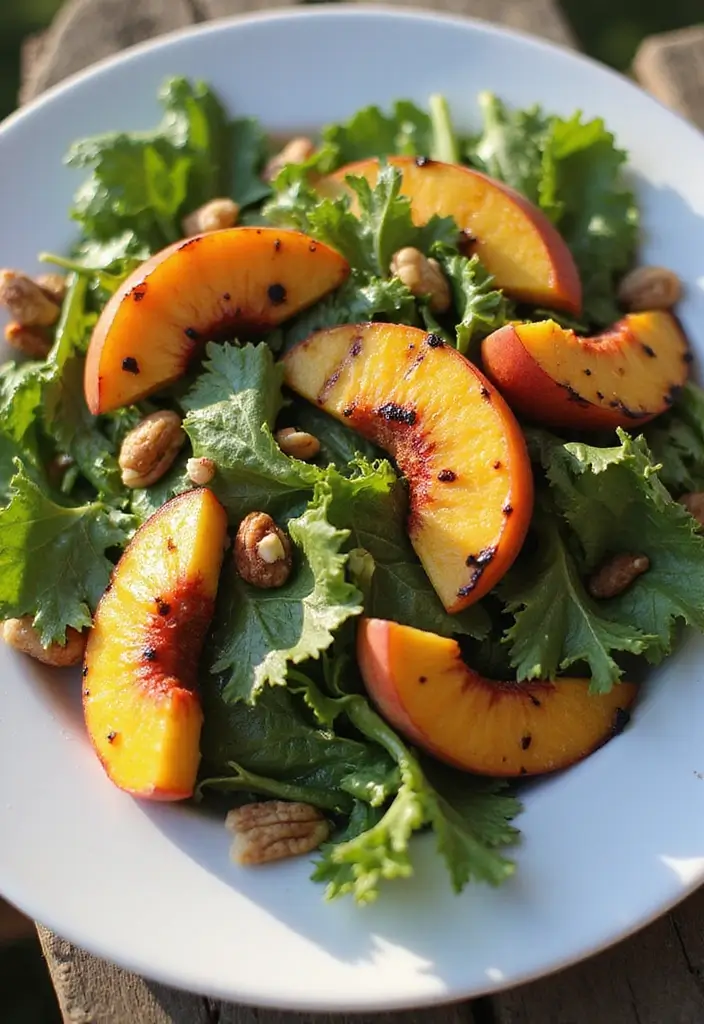 25 Simple Summer Salad Recipes for Light, Refreshing Meals 79 25 Simple Summer Salad Recipes for Light, Refreshing Meals - 15. Grilled Peach Salad