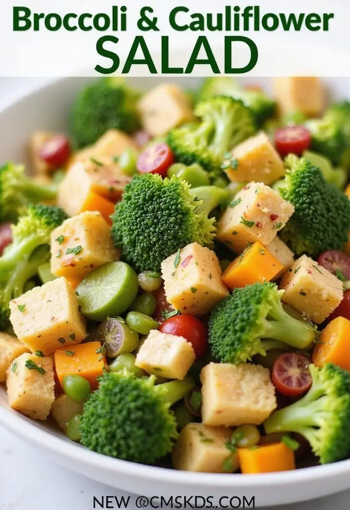 25 Simple Summer Salad Recipes for Light, Refreshing Meals 112 25 Simple Summer Salad Recipes for Light, Refreshing Meals - 22. Broccoli and Cauliflower Salad