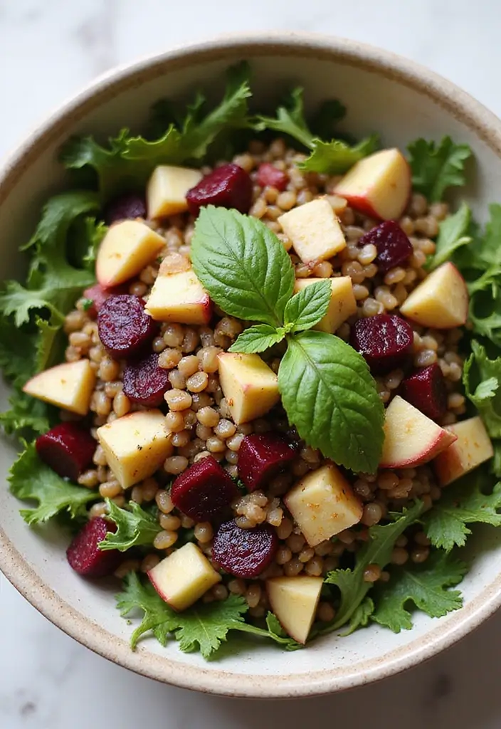 27 Beet and Apple Salad Recipes That Blend Sweet and Earthy Flavors 64 27 Beet and Apple Salad Recipes That Blend Sweet and Earthy Flavors - 12. Beet and Apple Salad with Lentils