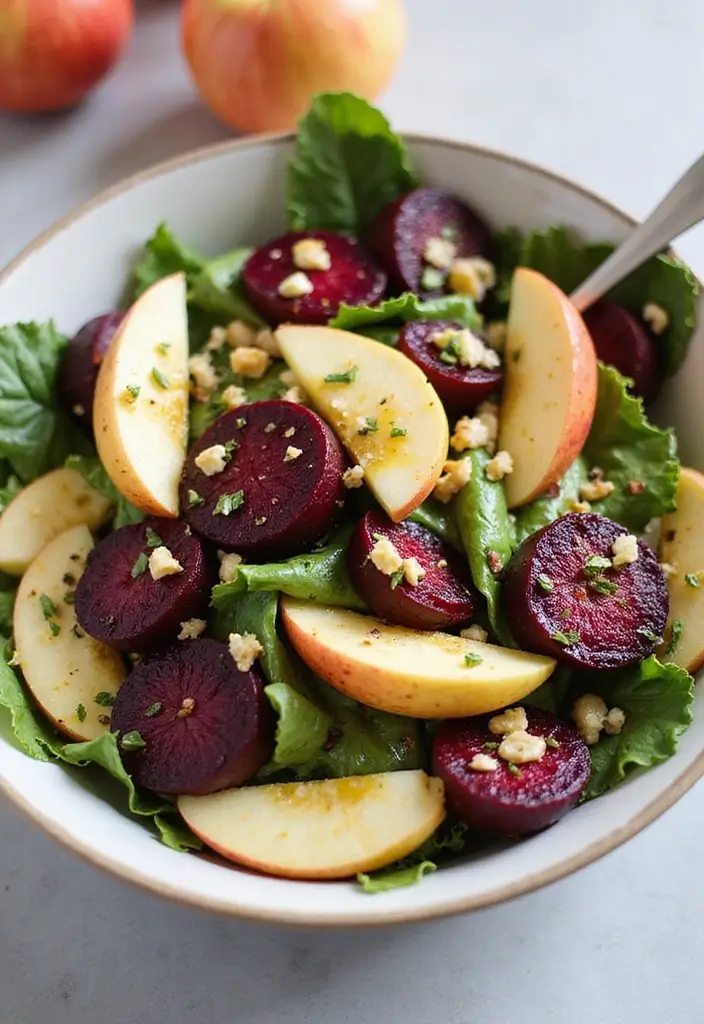 27 Beet and Apple Salad Recipes That Blend Sweet and Earthy Flavors 72 27 Beet and Apple Salad Recipes That Blend Sweet and Earthy Flavors - 14. Beet and Apple Salad with Mustard Vinaigrette