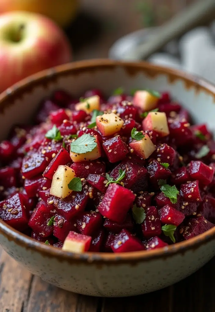 27 Beet and Apple Salad Recipes That Blend Sweet and Earthy Flavors 80 27 Beet and Apple Salad Recipes That Blend Sweet and Earthy Flavors - 16. Spiced Beet and Apple Salad