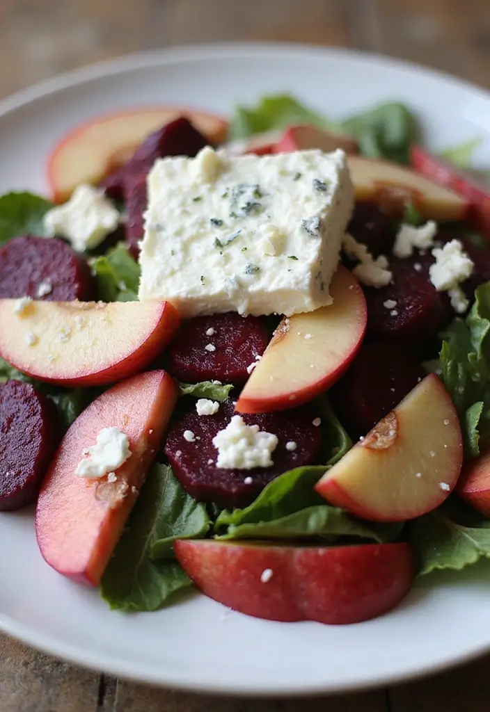 27 Beet and Apple Salad Recipes That Blend Sweet and Earthy Flavors 90 27 Beet and Apple Salad Recipes That Blend Sweet and Earthy Flavors - 18. Beet and Apple Salad with Blue Cheese