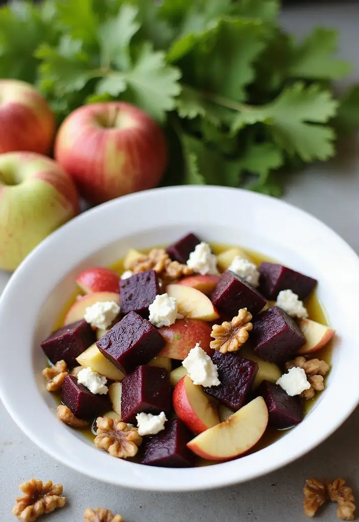27 Beet and Apple Salad Recipes That Blend Sweet and Earthy Flavors 8 27 Beet and Apple Salad Recipes That Blend Sweet and Earthy Flavors - 2. Beet and Apple Salad with Walnuts