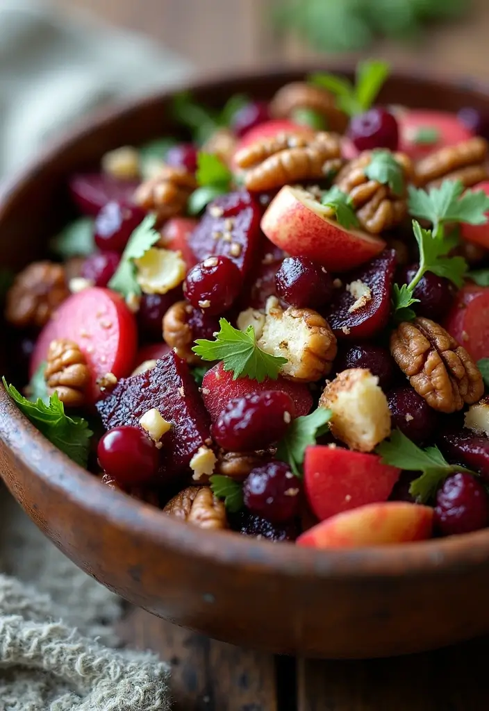 27 Beet and Apple Salad Recipes That Blend Sweet and Earthy Flavors 111 27 Beet and Apple Salad Recipes That Blend Sweet and Earthy Flavors - 23. Beet and Apple Salad with Cranberries and Pecans