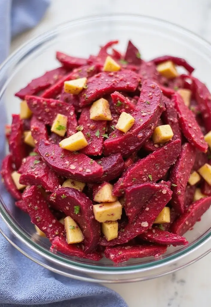 27 Beet and Apple Salad Recipes That Blend Sweet and Earthy Flavors 123 27 Beet and Apple Salad Recipes That Blend Sweet and Earthy Flavors - 25. Raw Beet and Apple Salad