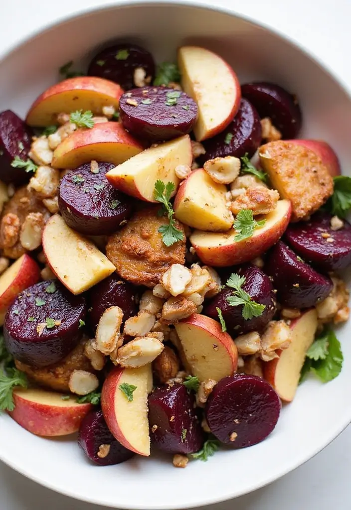27 Beet and Apple Salad Recipes That Blend Sweet and Earthy Flavors 128 27 Beet and Apple Salad Recipes That Blend Sweet and Earthy Flavors - 26. Beet and Apple Salad with Smoked Almonds