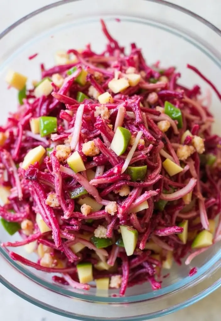 27 Beet and Apple Salad Recipes That Blend Sweet and Earthy Flavors 39 27 Beet and Apple Salad Recipes That Blend Sweet and Earthy Flavors - 7. Beet and Apple Slaw