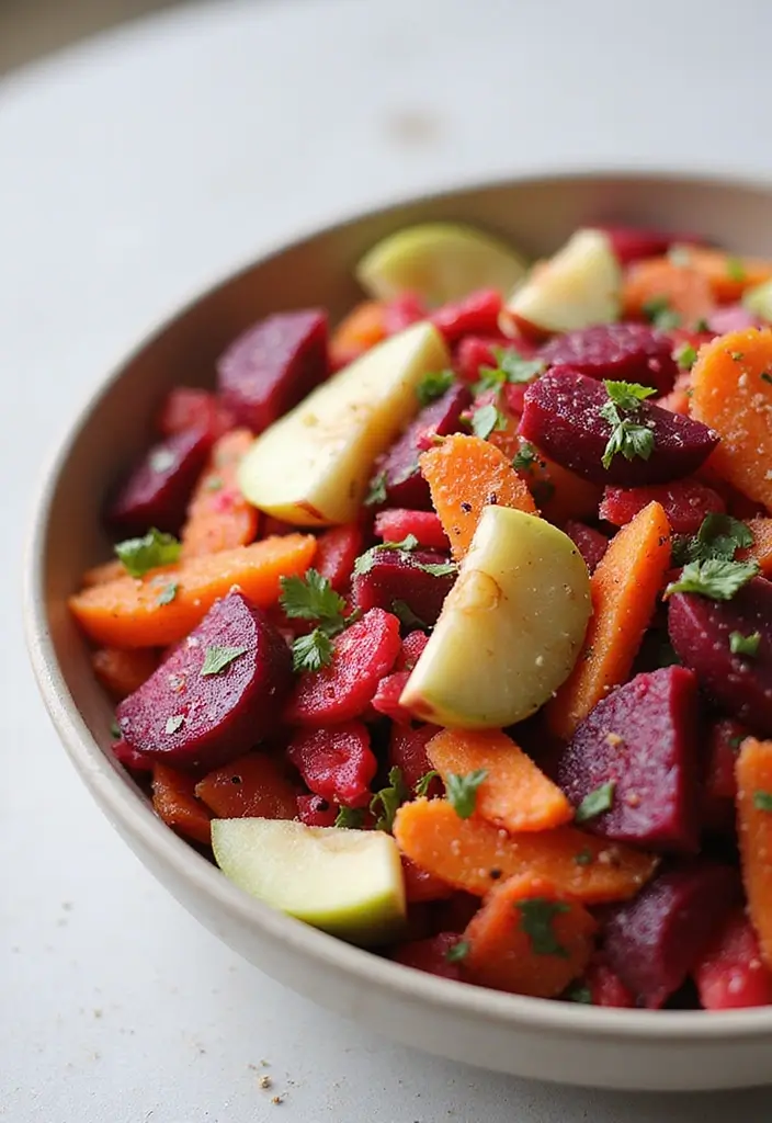 27 Beet and Apple Salad Recipes That Blend Sweet and Earthy Flavors 49 27 Beet and Apple Salad Recipes That Blend Sweet and Earthy Flavors - 9. Beet, Apple, and Carrot Salad