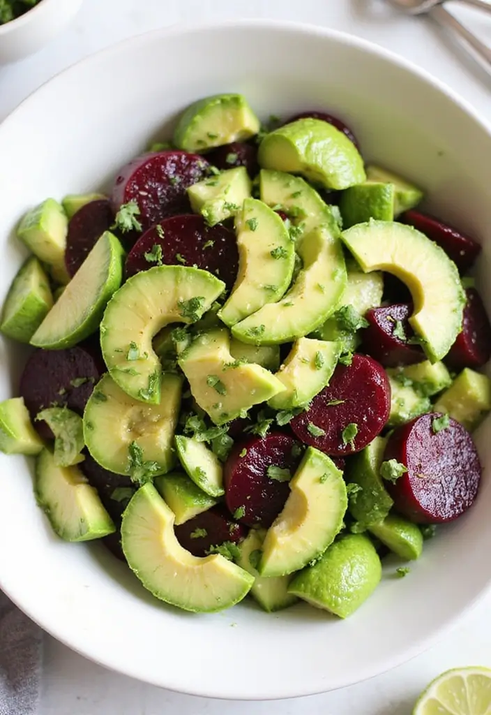 27 Beet and Cucumber Salad Recipes Packed with Freshness 48 27 Beet and Cucumber Salad Recipes Packed with Freshness - 10. Beet and Cucumber Salad with Avocado and Lime Dressing