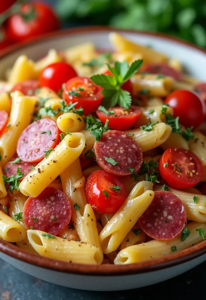 27 Low Cal Pasta Salad Recipes Perfect for Weight Loss Goals 51 27 Low Cal Pasta Salad Recipes Perfect for Weight Loss Goals - 11. Spicy Italian Pasta Salad