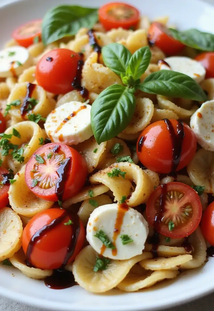 27 Low Cal Pasta Salad Recipes Perfect for Weight Loss Goals 77 27 Low Cal Pasta Salad Recipes Perfect for Weight Loss Goals - 15. Caprese Pasta Salad