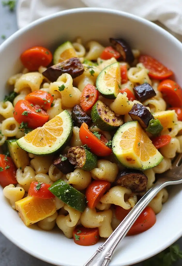 27 Low Cal Pasta Salad Recipes Perfect for Weight Loss Goals 98 27 Low Cal Pasta Salad Recipes Perfect for Weight Loss Goals - 18. Cold Pasta Salad with Roasted Vegetables