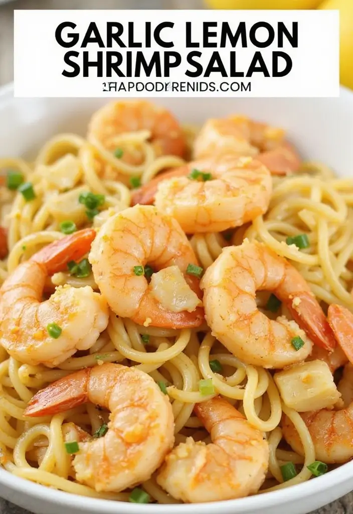 27 Low Cal Pasta Salad Recipes Perfect for Weight Loss Goals 125 27 Low Cal Pasta Salad Recipes Perfect for Weight Loss Goals - 23. Garlic Lemon Shrimp Pasta Salad