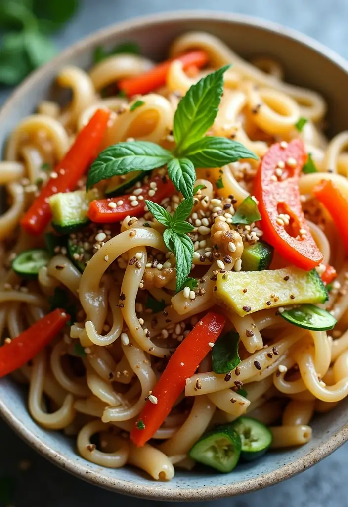 27 Low Cal Pasta Salad Recipes Perfect for Weight Loss Goals 133 27 Low Cal Pasta Salad Recipes Perfect for Weight Loss Goals - 25. Miso Sesame Pasta Salad
