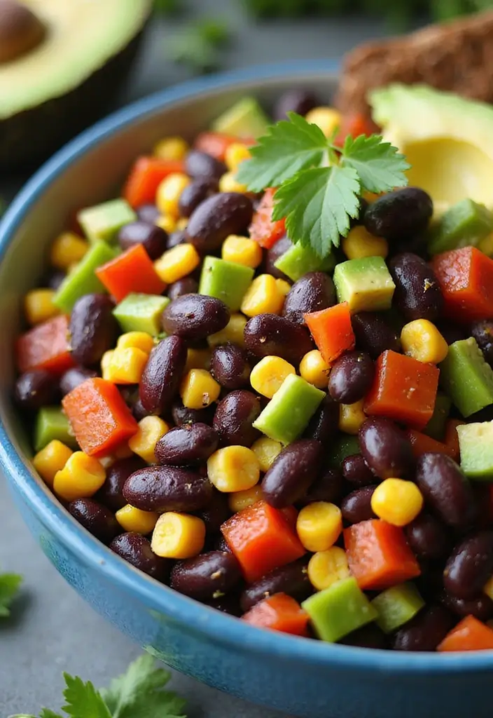 27 Low Carb High Protein Salad Recipes to Keep You Fit and Full 110 27 Low Carb High Protein Salad Recipes to Keep You Fit and Full - 20. Brazilian Black Bean Salad
