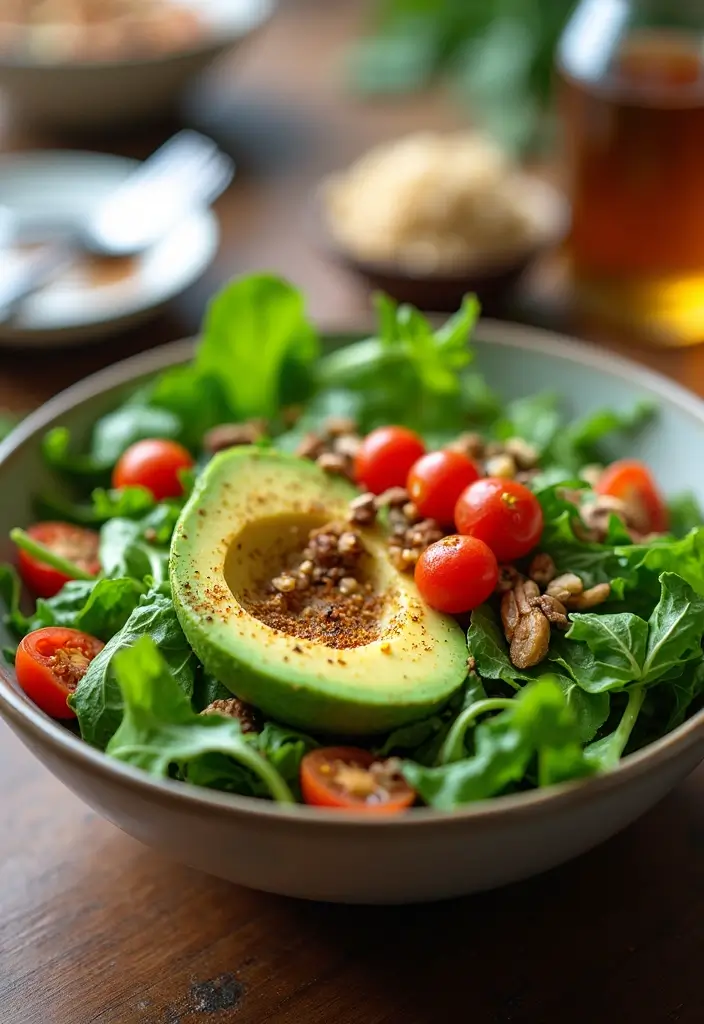 30+ Best Green Salad Recipes for Party and Family Gatherings 115 30+ Best Green Salad Recipes for Party and Family Gatherings - 21. Mixed Greens Salad with Avocado