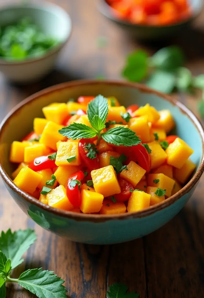 30+ Best Green Salad Recipes for Party and Family Gatherings 128 30+ Best Green Salad Recipes for Party and Family Gatherings - 24. Thai Mango Salad