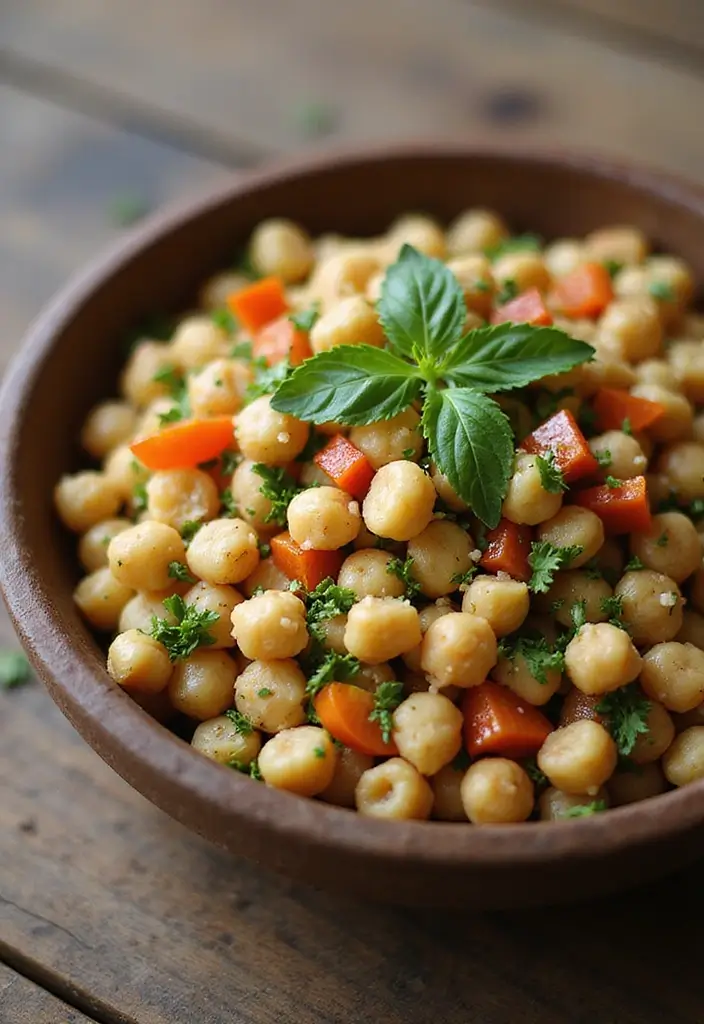 30+ Best Green Salad Recipes for Party and Family Gatherings 147 30+ Best Green Salad Recipes for Party and Family Gatherings - 27. Smashed Chickpea Salad