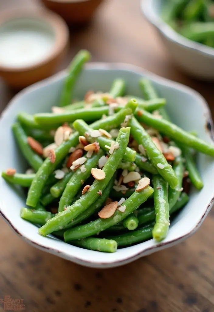 30+ Best Green Salad Recipes for Party and Family Gatherings 162 30+ Best Green Salad Recipes for Party and Family Gatherings - 30. Honey Mustard Green Bean Salad