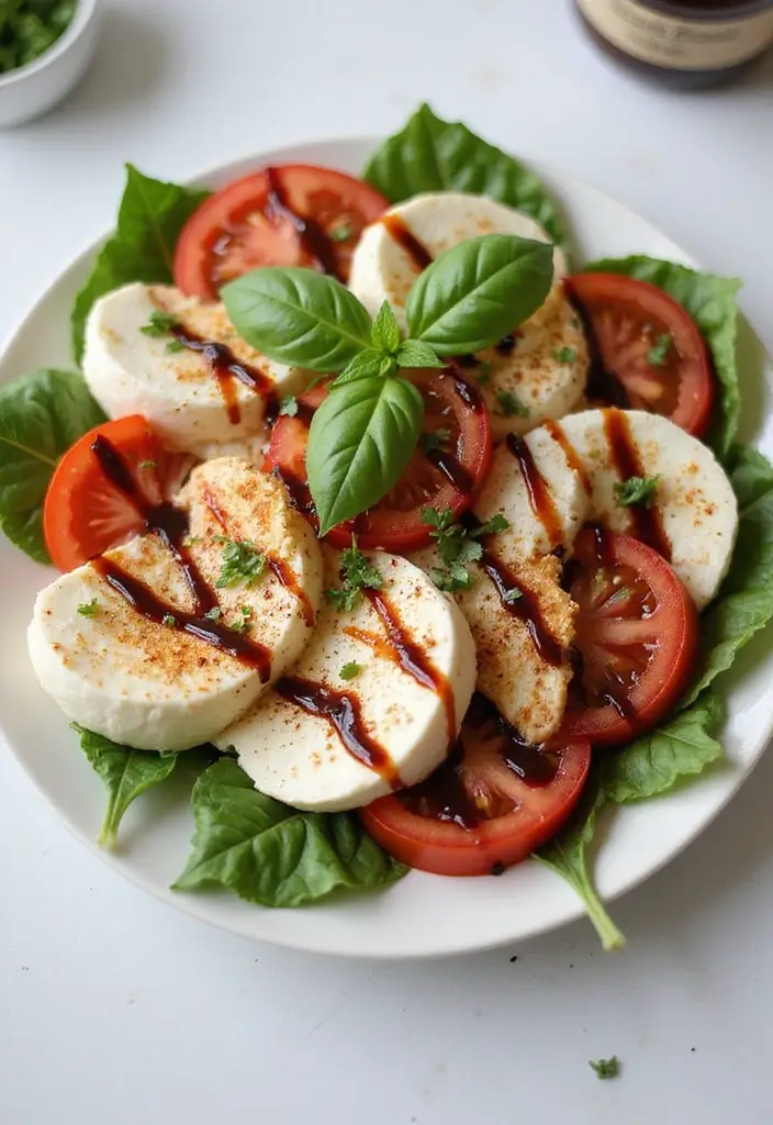 30+ Best Green Salad Recipes for Party and Family Gatherings 51 30+ Best Green Salad Recipes for Party and Family Gatherings - 9. Caprese Salad