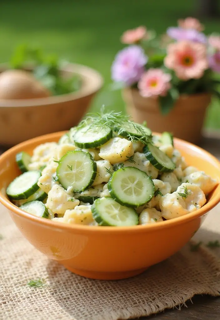 30+ Cold Creamy Pasta Salad Recipes for Hot Summer Days 62 30+ Cold Creamy Pasta Salad Recipes for Hot Summer Days - 12. Creamy Cucumber Pasta Salad