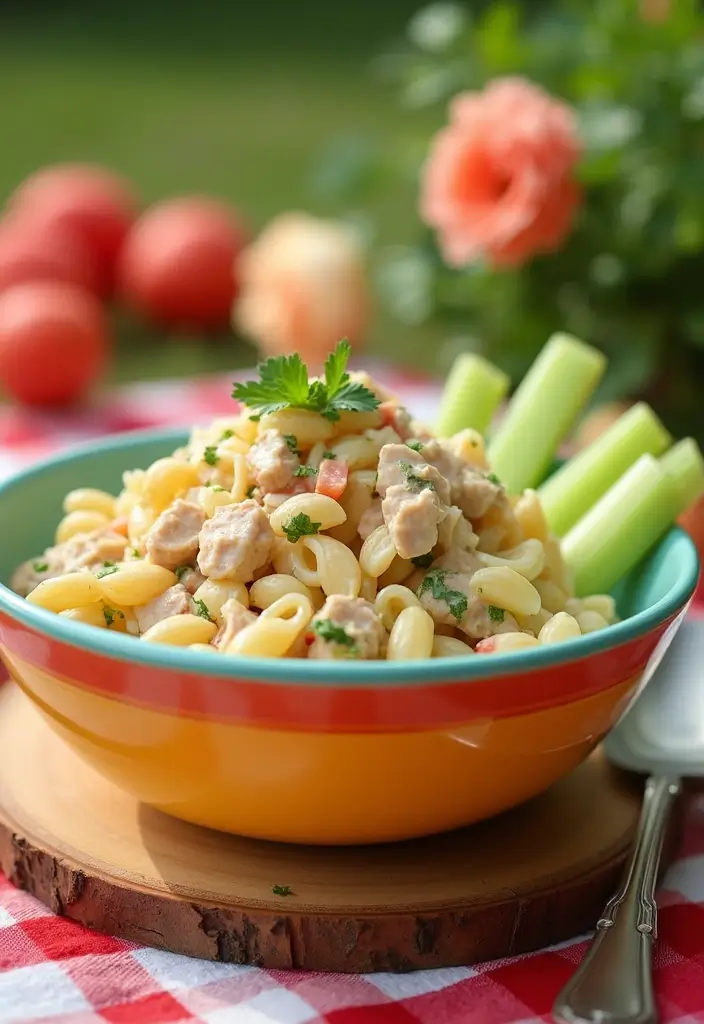 30+ Cold Creamy Pasta Salad Recipes for Hot Summer Days 74 30+ Cold Creamy Pasta Salad Recipes for Hot Summer Days - 14. Creamy Tuna Pasta Salad