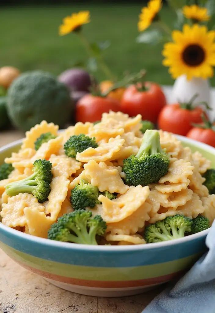 30+ Cold Creamy Pasta Salad Recipes for Hot Summer Days 152 30+ Cold Creamy Pasta Salad Recipes for Hot Summer Days - 30. Creamy Cheddar Broccoli Pasta Salad