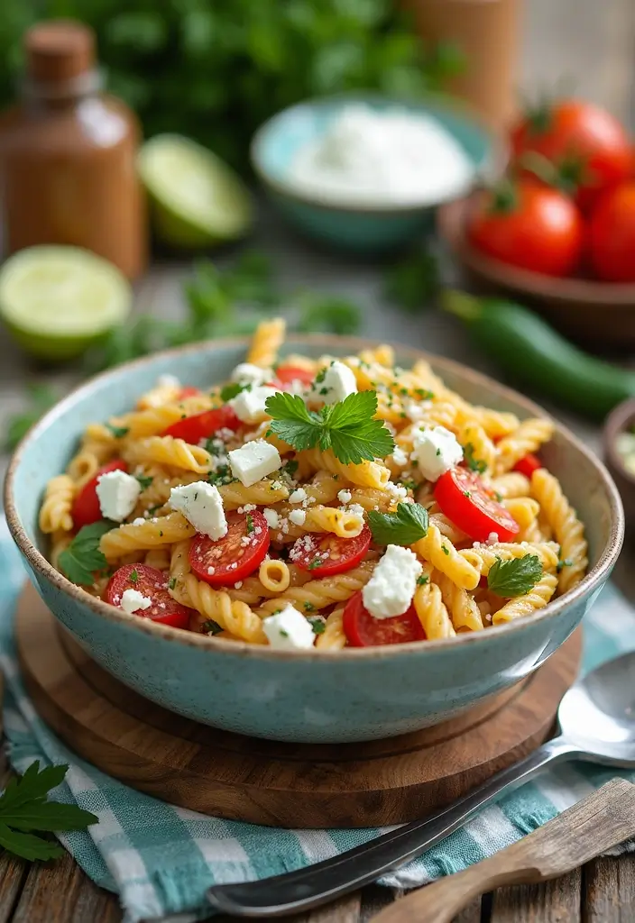 30+ Cold Creamy Pasta Salad Recipes for Hot Summer Days 43 30+ Cold Creamy Pasta Salad Recipes for Hot Summer Days - 9. Greek Pasta Salad with Tzatziki Dressing